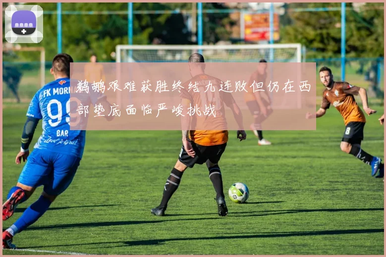 鹈鹕艰难获胜终结九连败但仍在西部垫底面临严峻挑战